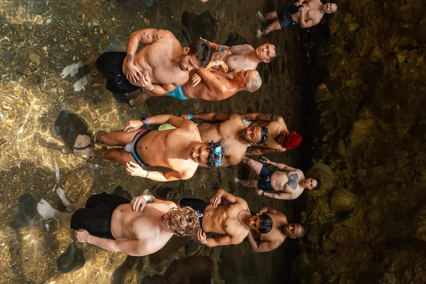 The crew on the retreat