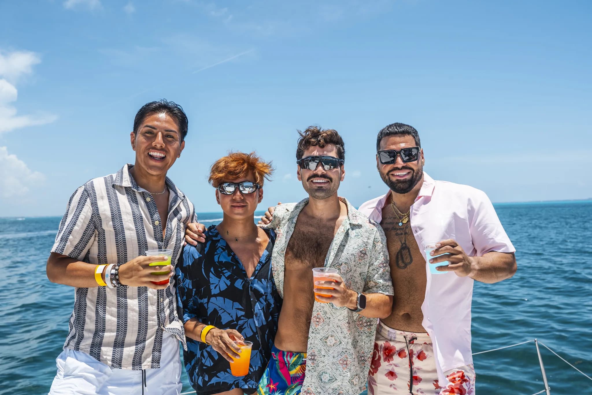 Cheers on the water
