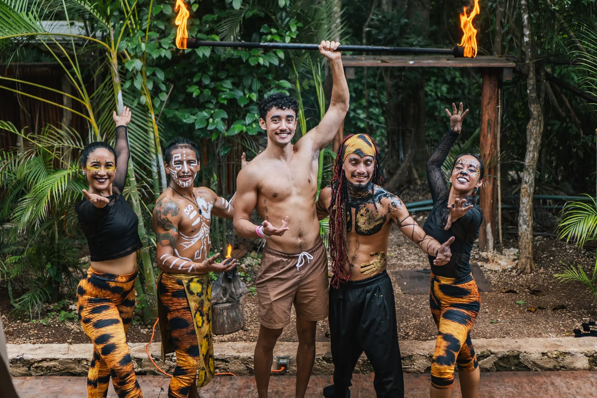 Fire show night