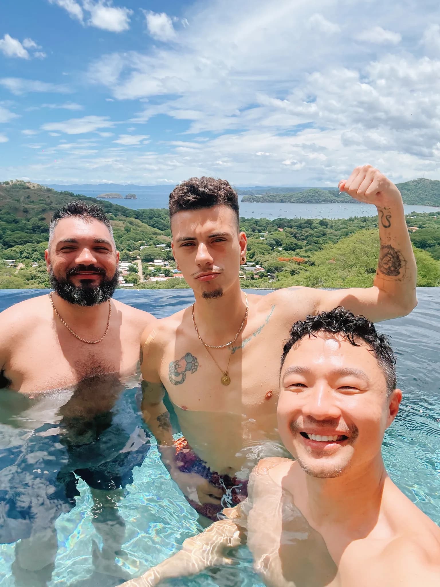 Infinity pool with a view