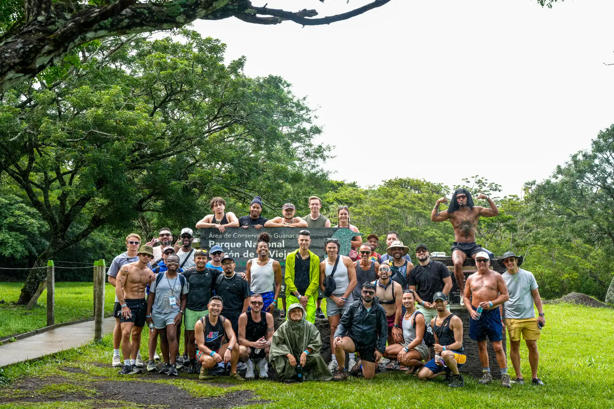 The whole group on excursion day