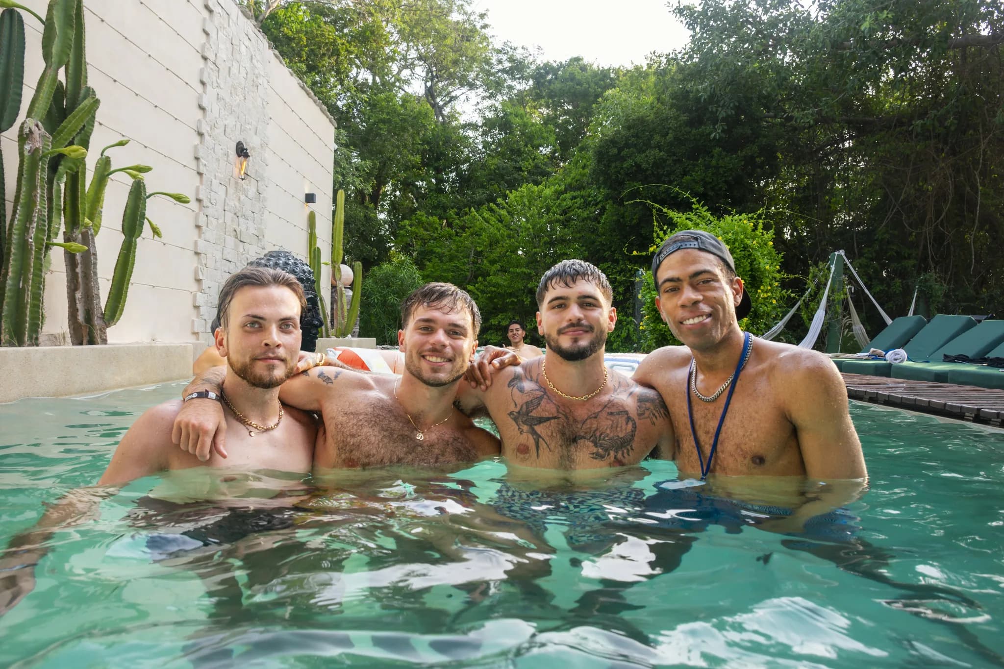 Pool day at the villa