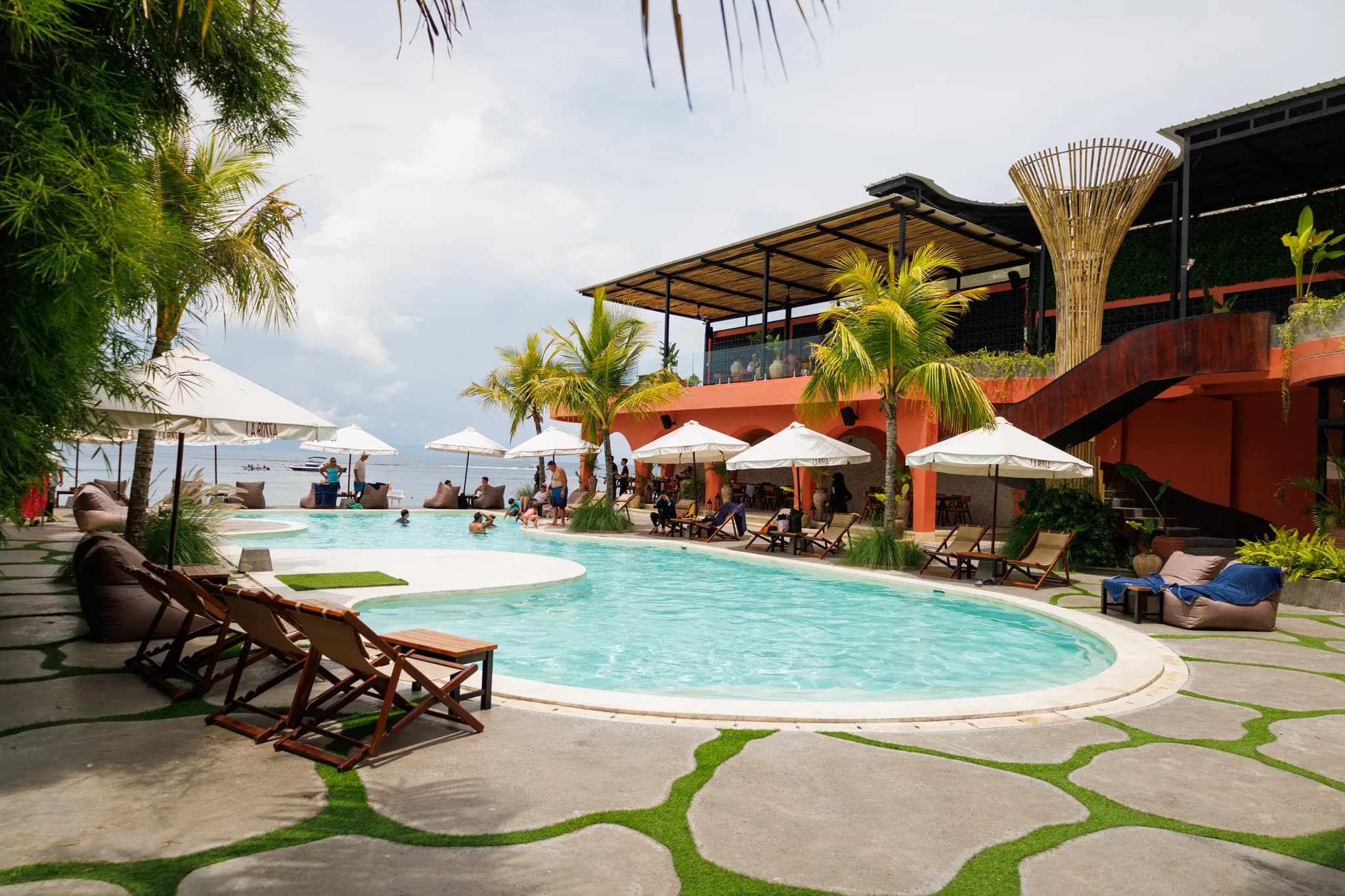 The resort pool