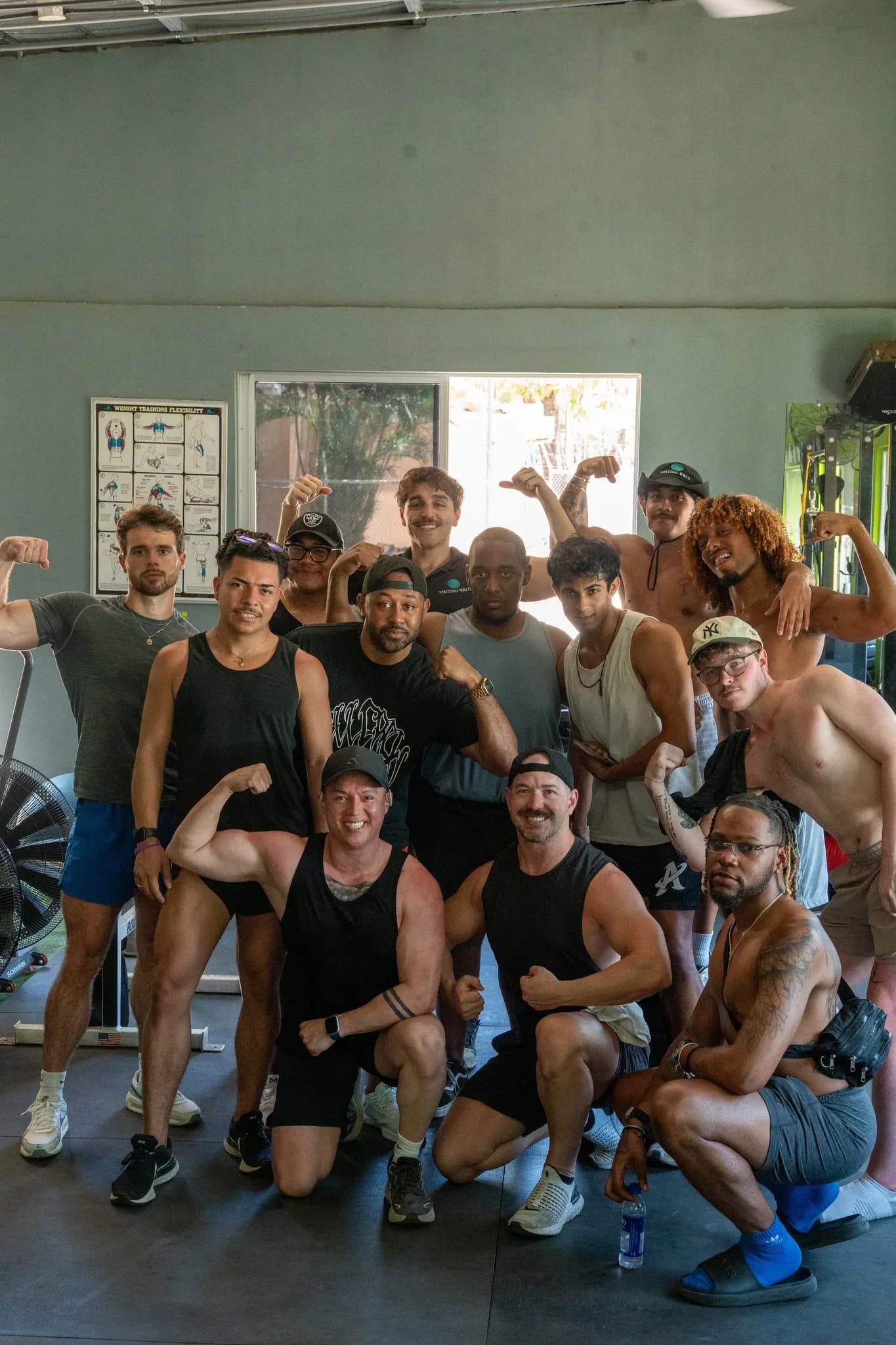 Squad after the session