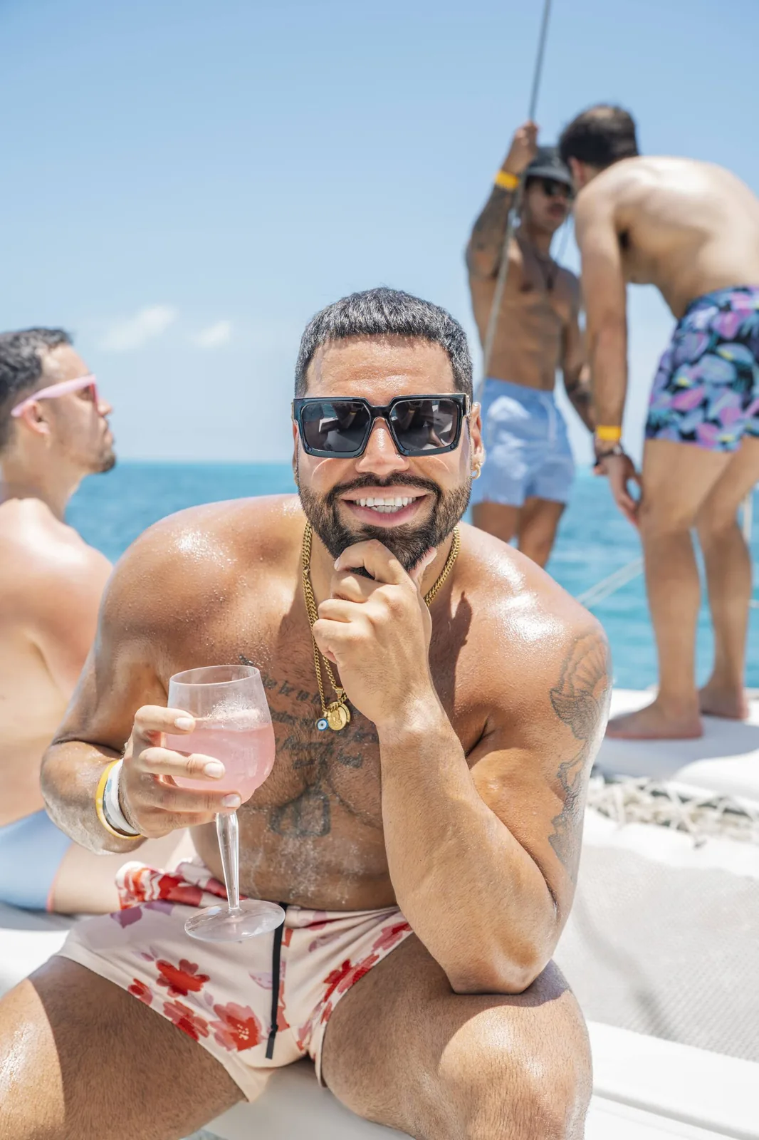 Visiting Wrld LGBTQ+ fitness retreat group activity