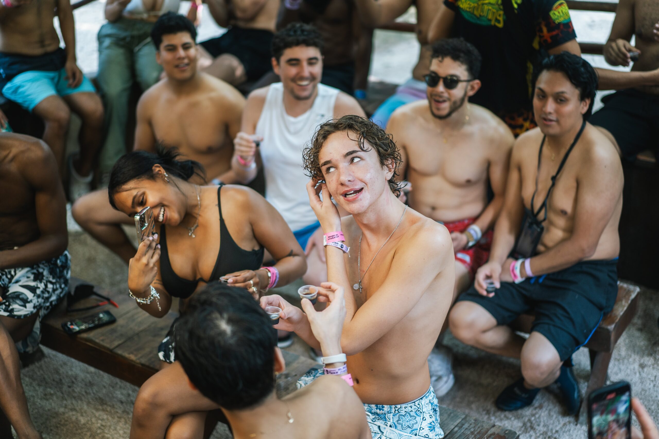 Visiting Wrld group meal